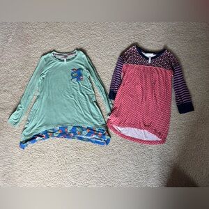 Matilda Jane Kids Shirts - Mint and Pink